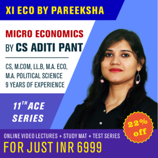 CBSE 11 Commerce Economics Syllabus Video Classes by Pareeksha Commerce Academy on LectureKart