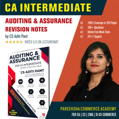 Auditing and Assurance CA Inter Revision Notes by CS Aditi Pant