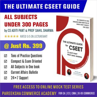 The Ultimate Guide for ICSI CSEET 2023 - Notes by CS Aditi Pant Prof Sahil Sharma - LectureKart